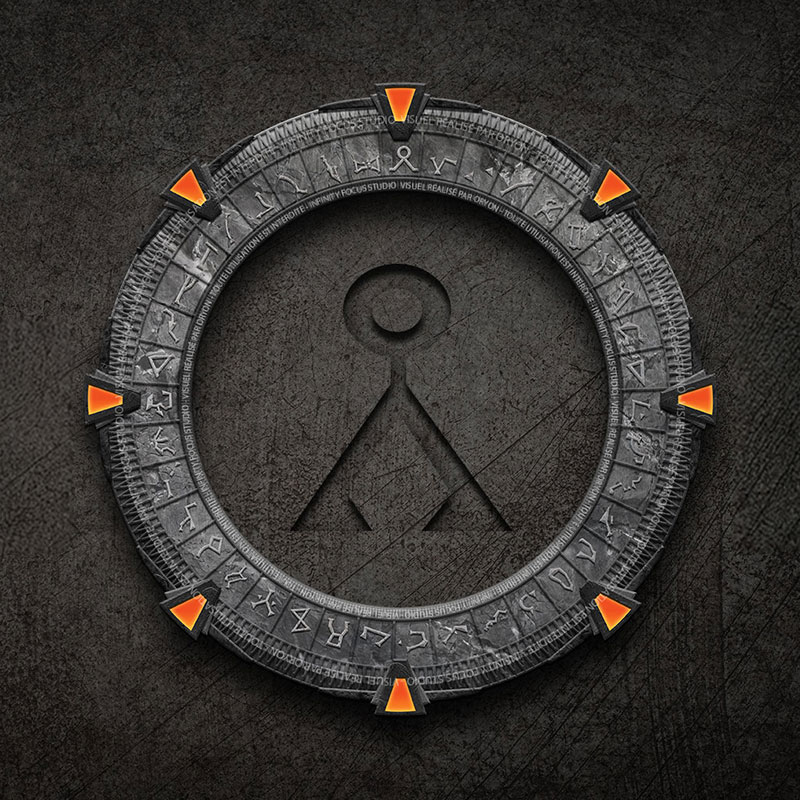 Reproduction artistique - Porte des Étoiles (Stargate)