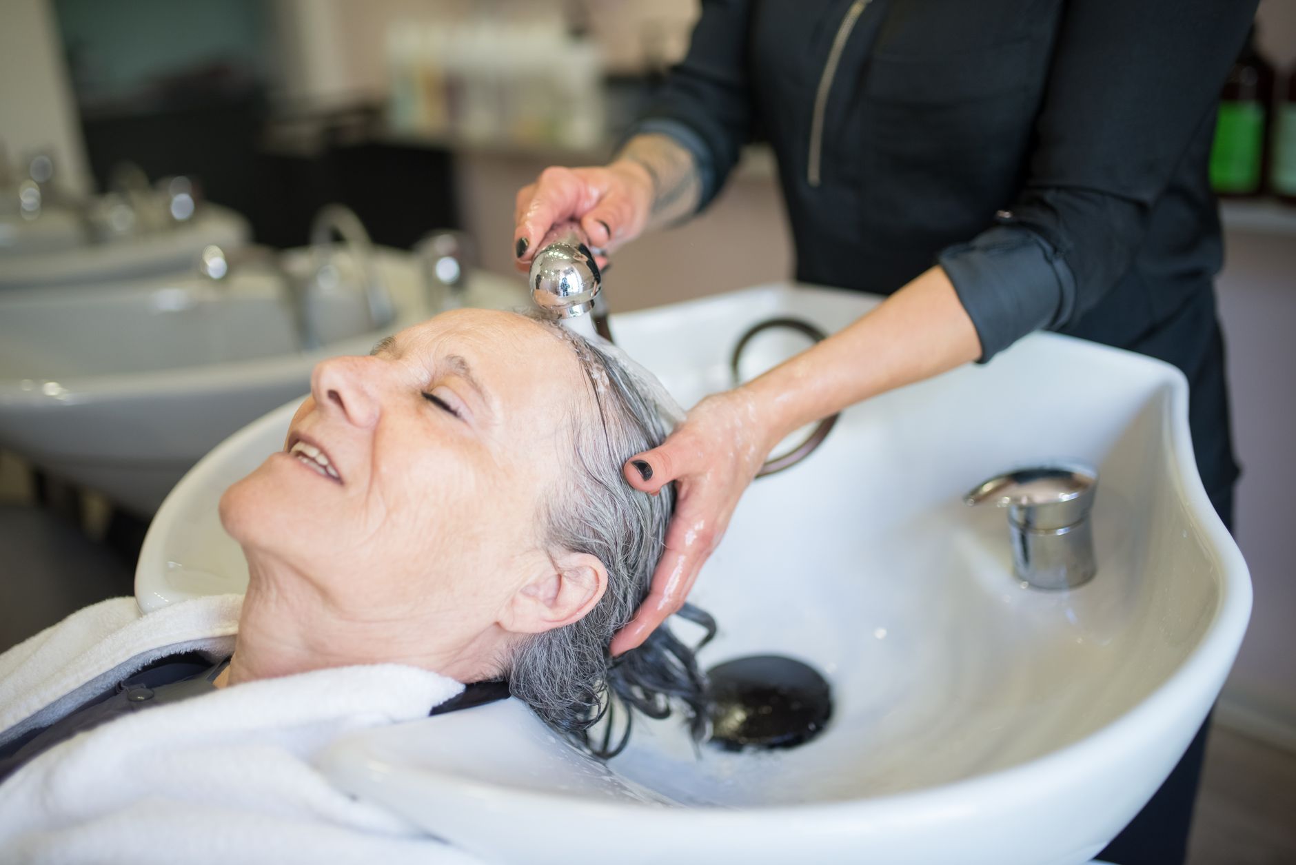 Bac à shampoing