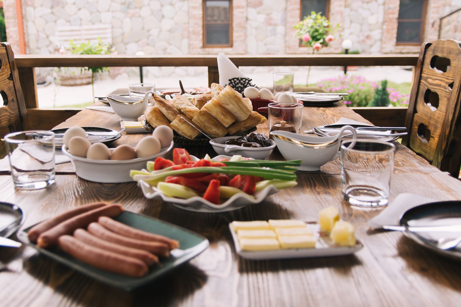 Table du petit-déjeuner