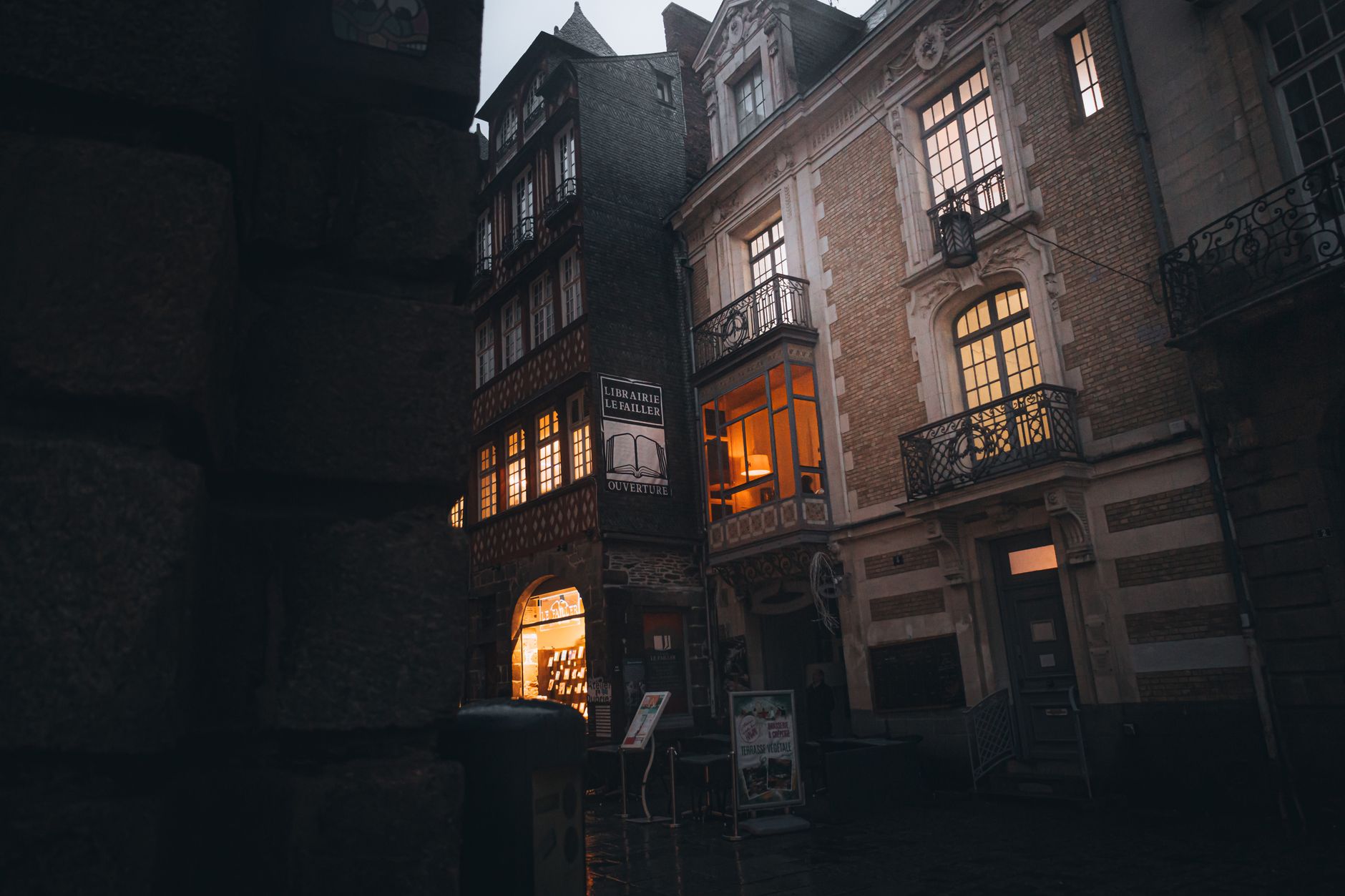 La devanture de l'agence